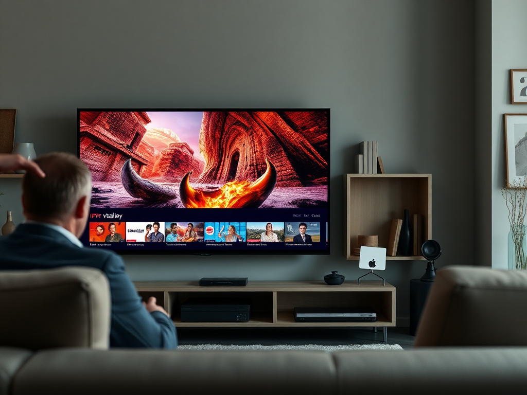 IPTV-apparaat voor het kijken van televisie via het internet