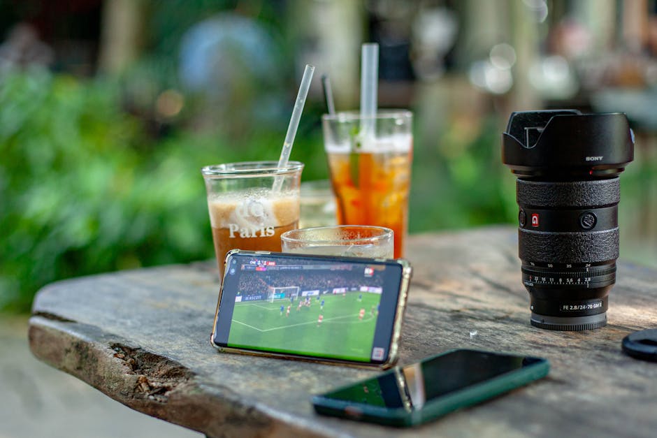 Live voetbalwedstrijd kijken op groot scherm via Sky Sports IPTV streaming dienst